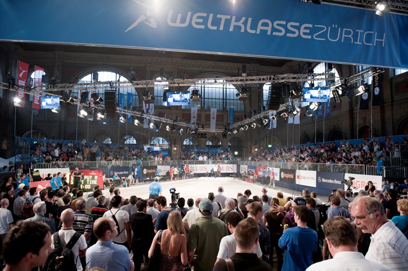 Weltklasse Zürich im Hauptbahnhof